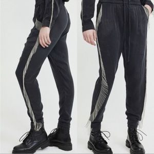 Zoe Karssen Fringe Detail Woven Pant